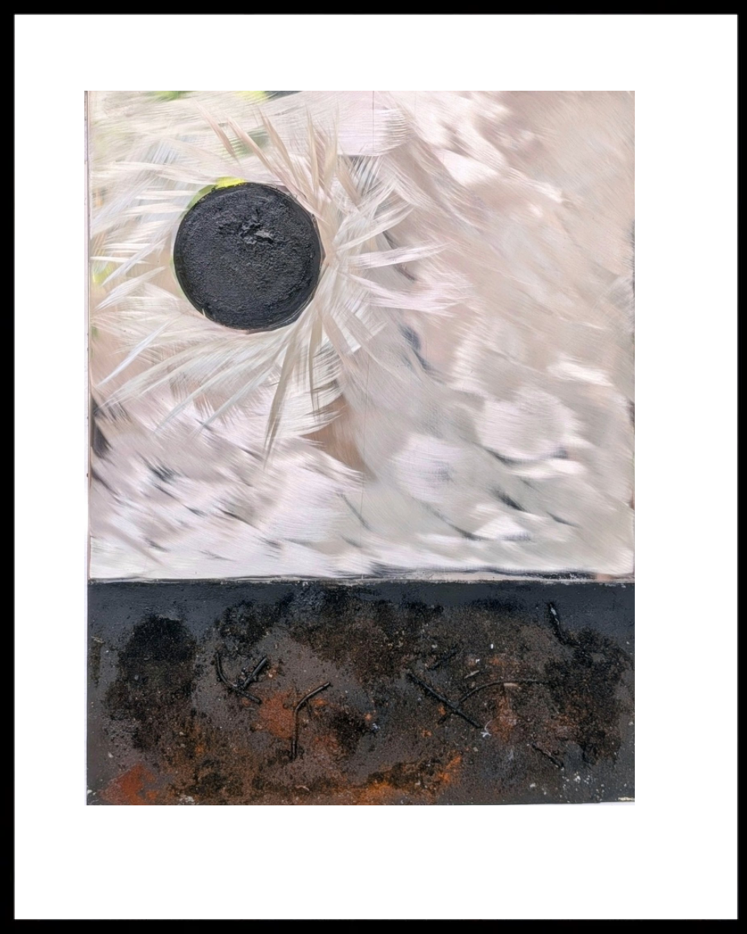 Amanecer — Luis González Palacios. 33×43 cm, 2025.