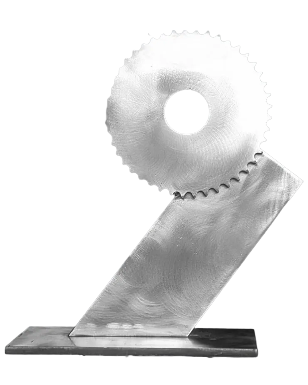 Ferrum 11 — Luis González Palacios. Acero reciclado, 35×25×10 cm, 2025.