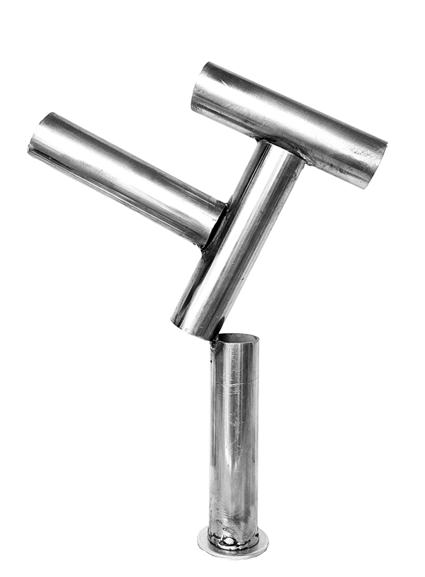 Ferrum 8 — Luis González Palacios. Acero reciclado, 39×27 cm, 2024.