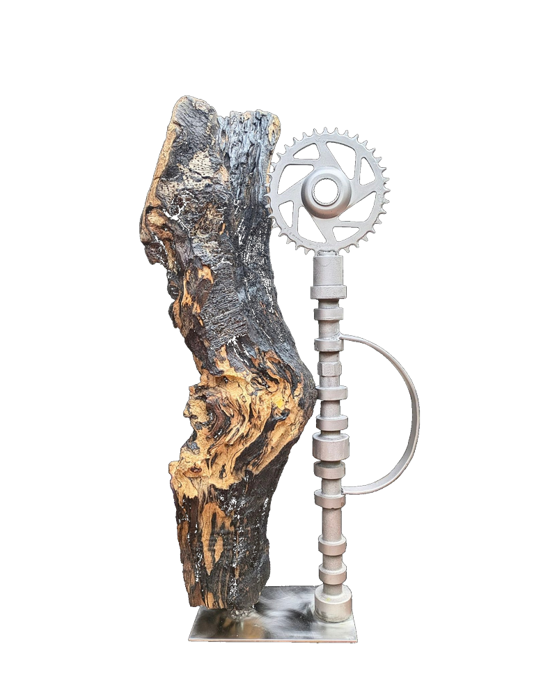 Tierra 26 — Luis González Palacios. 70×30×18 cm, 2025.