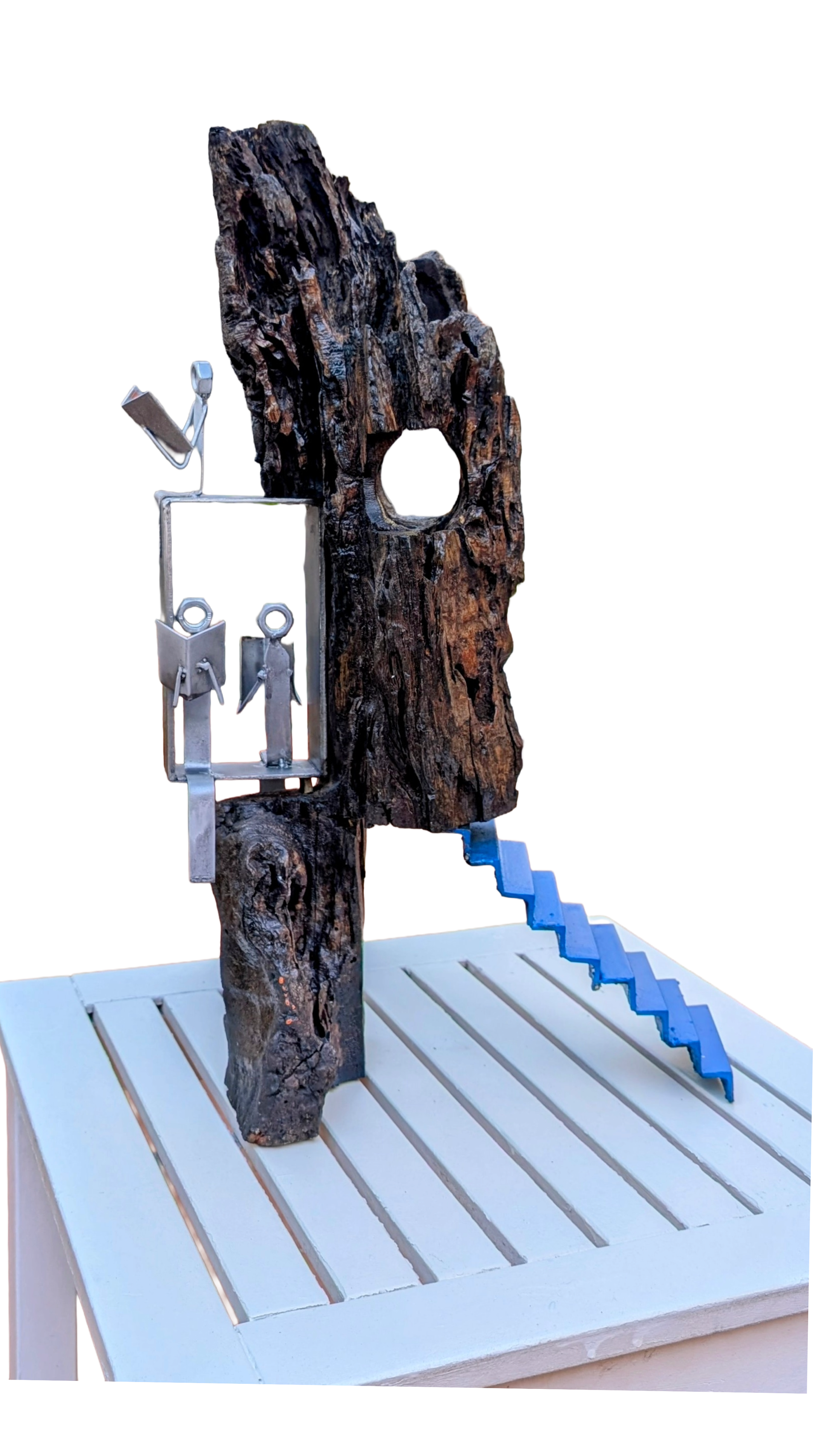 Casa de lectura — Luis González Palacios. 70×34×20 cm, 2025.